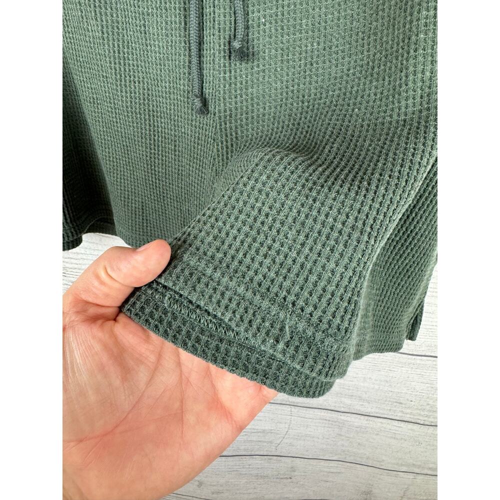 Terra & Sky Plus Size Green Washed Waffle Knit Matching Lounge Set Size 3X/4X - Picture 13 of 15